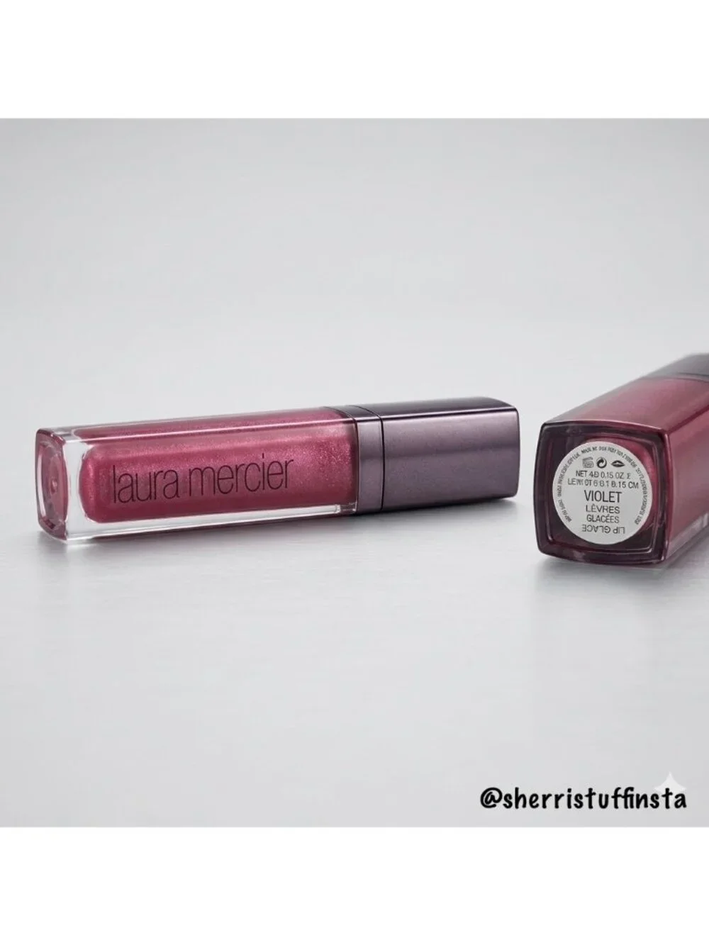 Laura Mercier Lip Glacé Violet High-Shine Shimmering Gloss 4.5g Non-Sticky - Picture 6 of 6